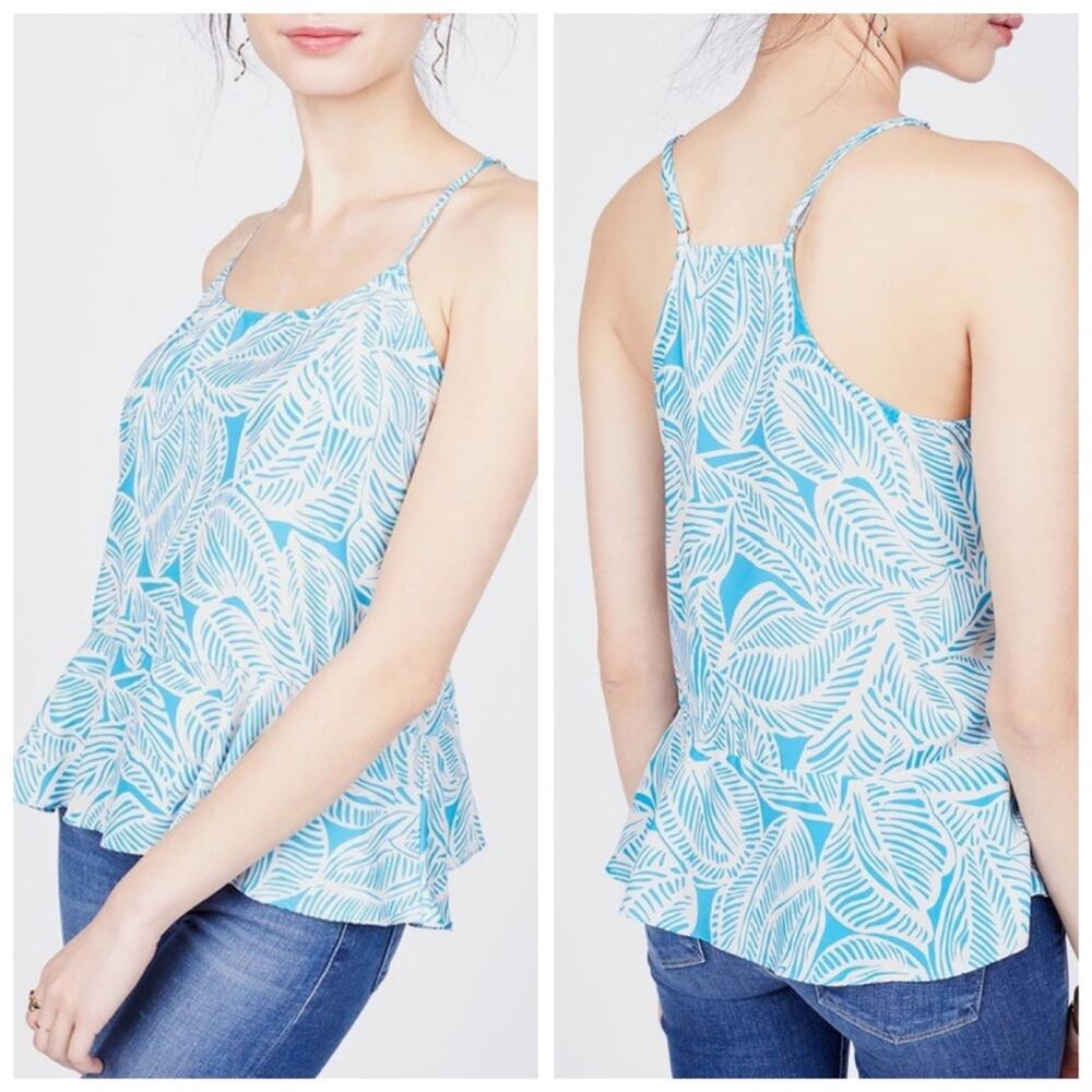 Plenty by Tracy Reece Tank Blue Medium